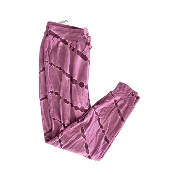 Splendid Journey Jogger Pants in Bordeaux Tie Dye NWT Size M - Picture 5 of 9